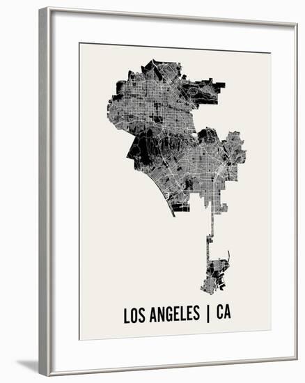 Los Angeles-Mr City Printing-Framed Art Print