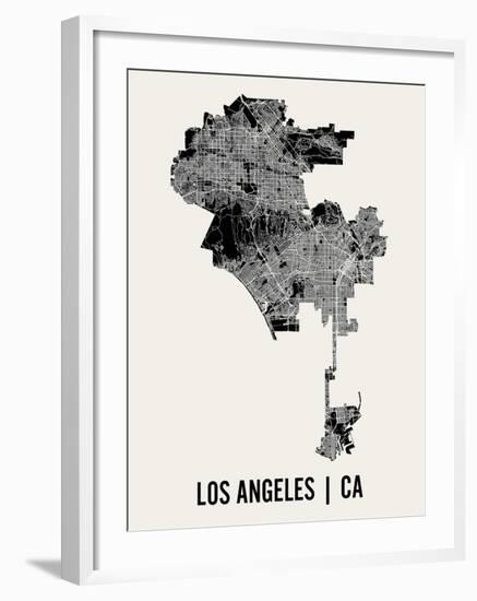Los Angeles-Mr City Printing-Framed Art Print
