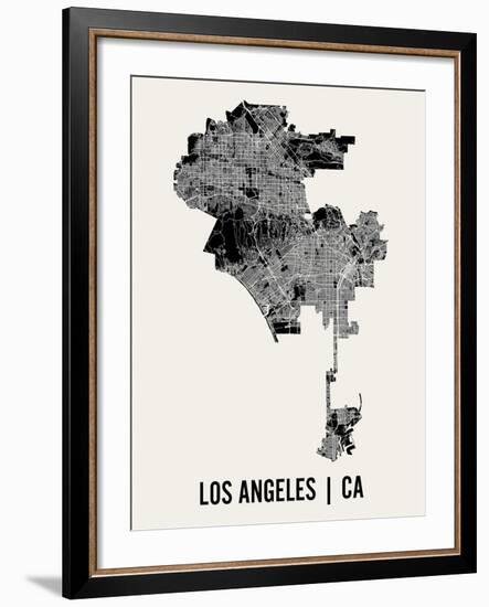 Los Angeles-Mr City Printing-Framed Art Print