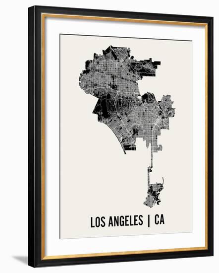 Los Angeles-Mr City Printing-Framed Art Print