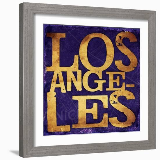 Los Angeles-Jace Grey-Framed Art Print