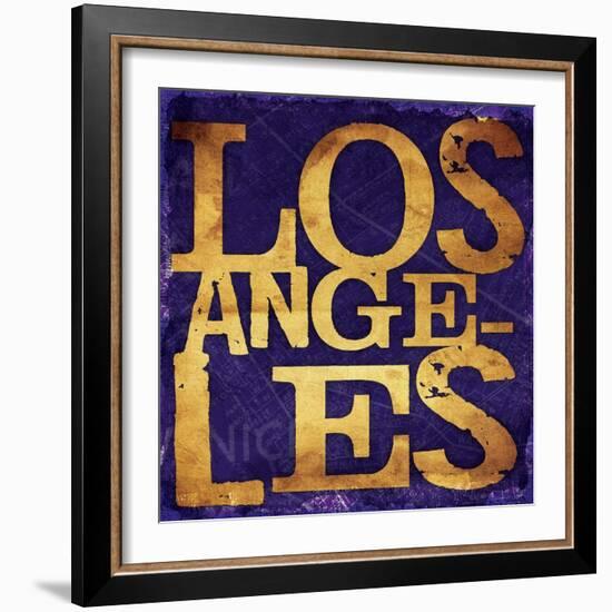 Los Angeles-Jace Grey-Framed Art Print