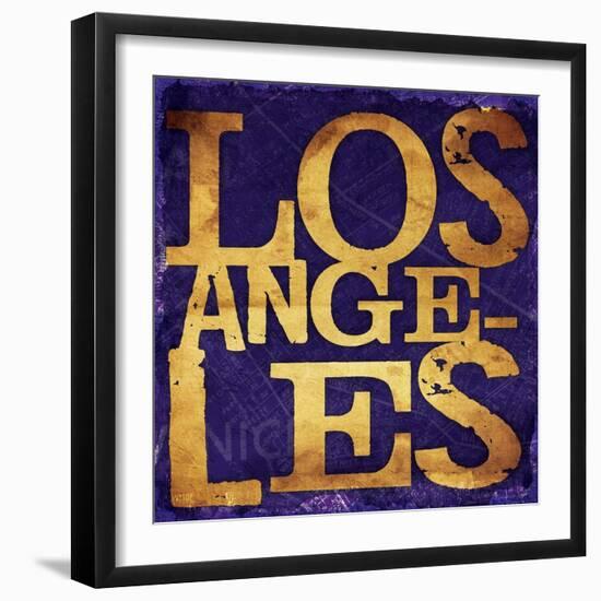 Los Angeles-Jace Grey-Framed Art Print