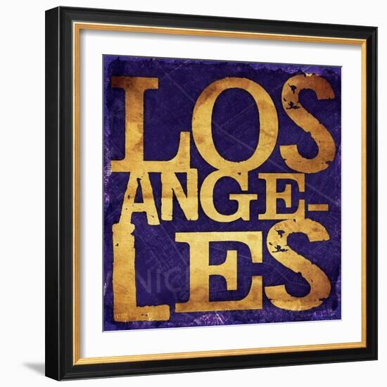 Los Angeles-Jace Grey-Framed Art Print