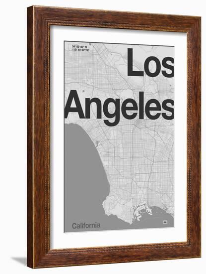 Los Angeles-Florent Bodart-Framed Giclee Print