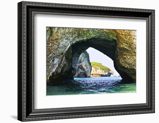 Los Arcos National Marine Park in Mexico near Puerto Vallarta-elenathewise-Framed Photographic Print