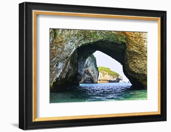 Los Arcos National Marine Park in Mexico near Puerto Vallarta-elenathewise-Framed Photographic Print