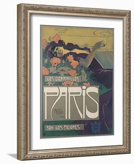 Los Cigarillos Paris, 1901-Aleardo Villa-Framed Giclee Print