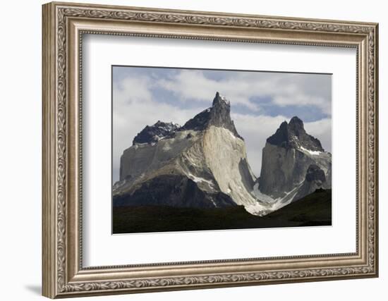 Los Cuernos Del Paine, Torres Del Paine National Park, Patagonia, Chile, South America-Tony-Framed Photographic Print