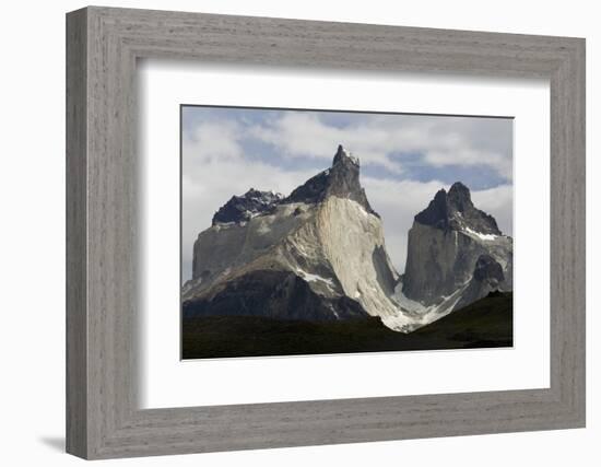 Los Cuernos Del Paine, Torres Del Paine National Park, Patagonia, Chile, South America-Tony-Framed Photographic Print