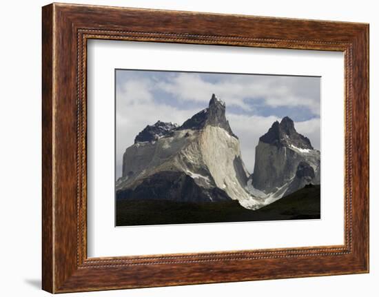 Los Cuernos Del Paine, Torres Del Paine National Park, Patagonia, Chile, South America-Tony-Framed Photographic Print