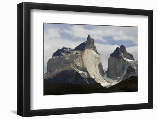 Los Cuernos Del Paine, Torres Del Paine National Park, Patagonia, Chile, South America-Tony-Framed Photographic Print