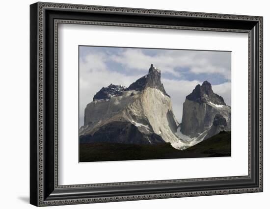 Los Cuernos Del Paine, Torres Del Paine National Park, Patagonia, Chile, South America-Tony-Framed Photographic Print