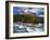 Los Cuernos Mountains and Rio Frances, Patagonia, Chile-Matthew Williams-Ellis-Framed Photographic Print