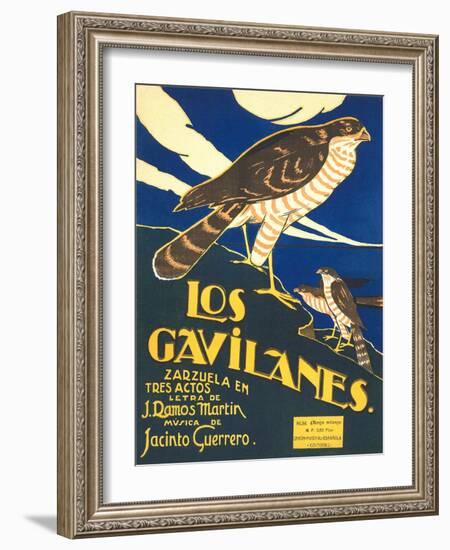 Los Gavilanes Zarzuela Poster-null-Framed Art Print