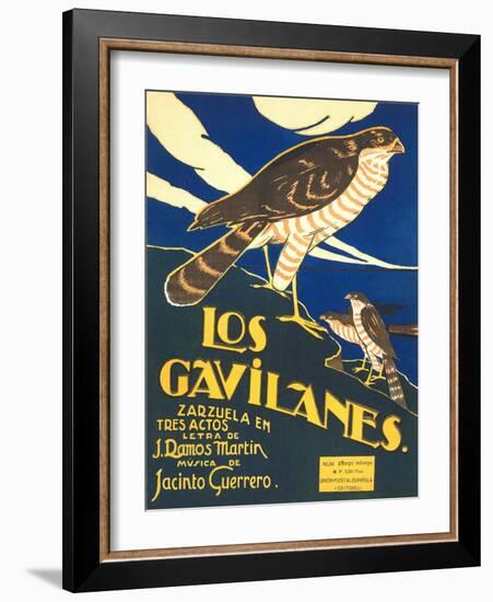 Los Gavilanes Zarzuela Poster-null-Framed Art Print