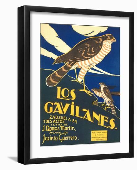 Los Gavilanes Zarzuela Poster-null-Framed Art Print