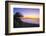 Los Muertos Beach Sunset, Puerto Vallarta, Mexico-George Oze-Framed Photographic Print