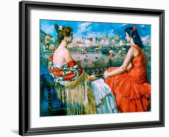 Los Novillados-Fransisco R S Clemente-Framed Giclee Print