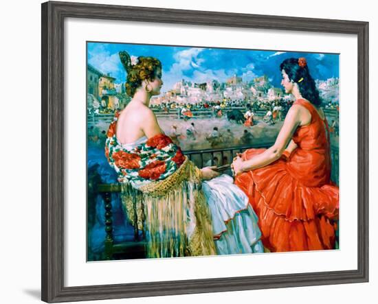 Los Novillados-Fransisco R S Clemente-Framed Giclee Print