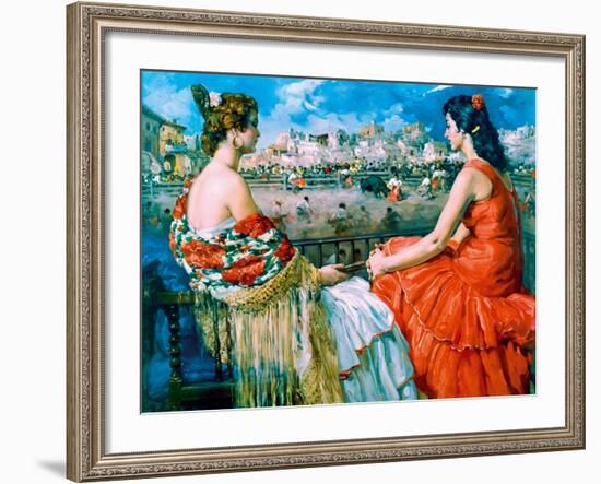 Los Novillados-Fransisco R S Clemente-Framed Giclee Print