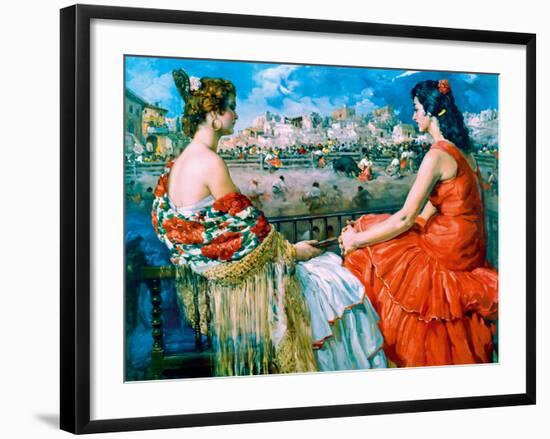 Los Novillados-Fransisco R S Clemente-Framed Giclee Print