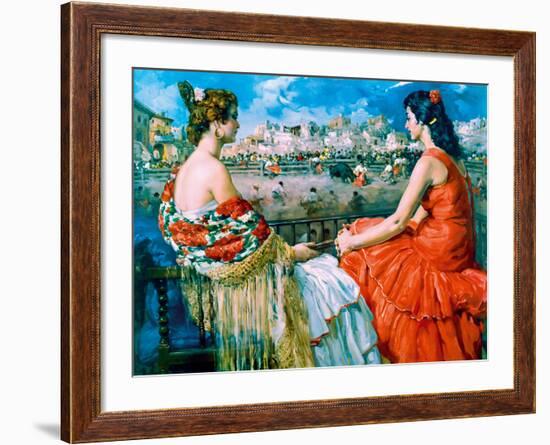 Los Novillados-Fransisco R S Clemente-Framed Giclee Print