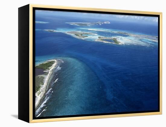 Los Roques, Venezuela-null-Framed Premier Image Canvas