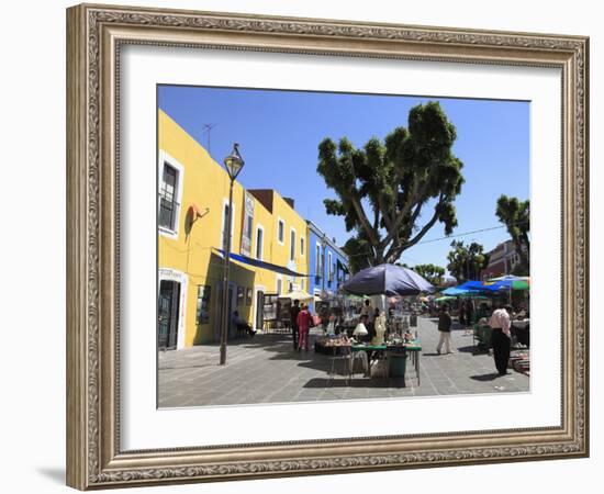 Los Sapos Antiques and Flea Market, Puebla, Historic Center, UNESCO World Heritage Site, Puebla Sta-Wendy Connett-Framed Photographic Print