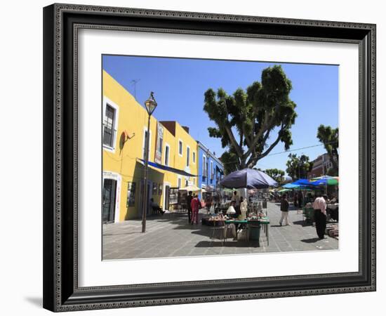 Los Sapos Antiques and Flea Market, Puebla, Historic Center, UNESCO World Heritage Site, Puebla Sta-Wendy Connett-Framed Photographic Print