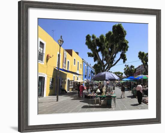 Los Sapos Antiques and Flea Market, Puebla, Historic Center, UNESCO World Heritage Site, Puebla Sta-Wendy Connett-Framed Photographic Print