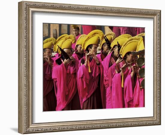 Losar, New Year Celebrations, Labrang Monastery, Gansu Province, China-Occidor Ltd-Framed Photographic Print