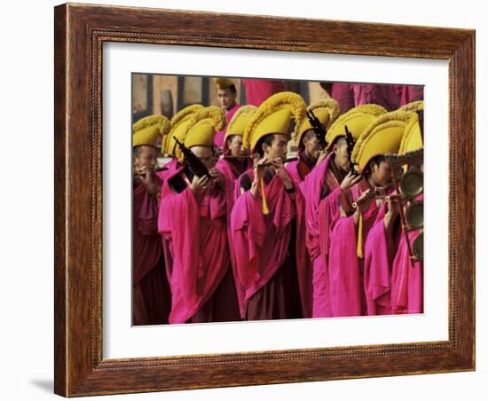 Losar, New Year Celebrations, Labrang Monastery, Gansu Province, China-Occidor Ltd-Framed Photographic Print