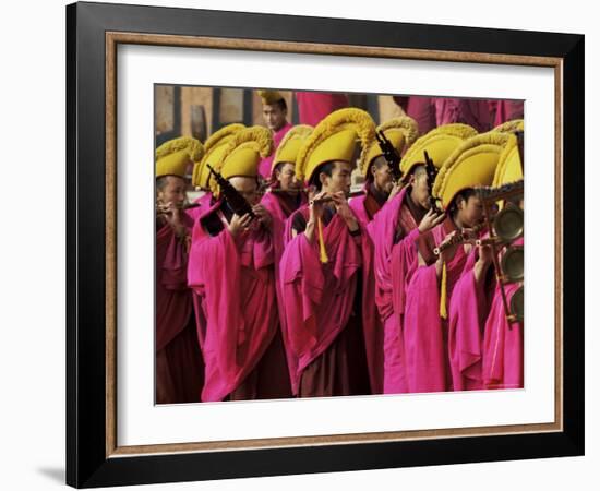 Losar, New Year Celebrations, Labrang Monastery, Gansu Province, China-Occidor Ltd-Framed Photographic Print