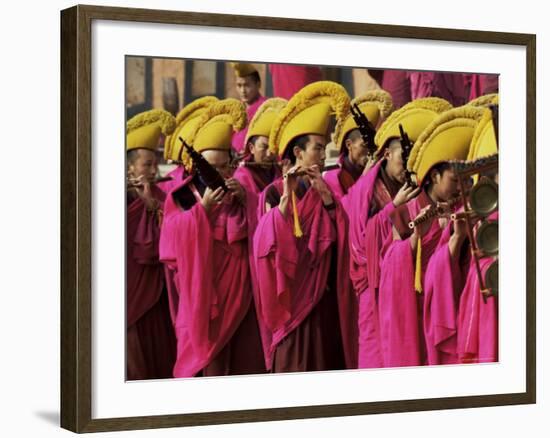 Losar, New Year Celebrations, Labrang Monastery, Gansu Province, China-Occidor Ltd-Framed Photographic Print