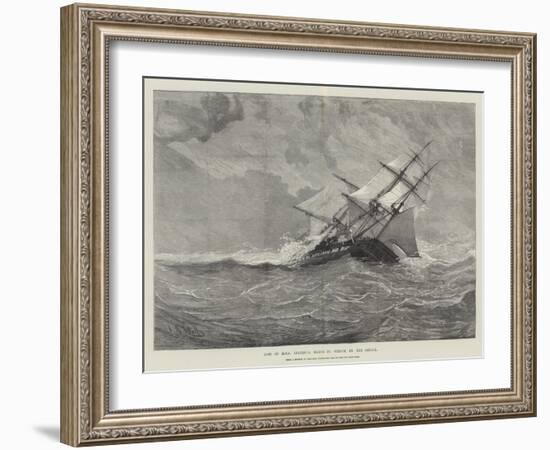 Loss of HMS Eurydice, 24 March, Struck by the Squall-null-Framed Giclee Print