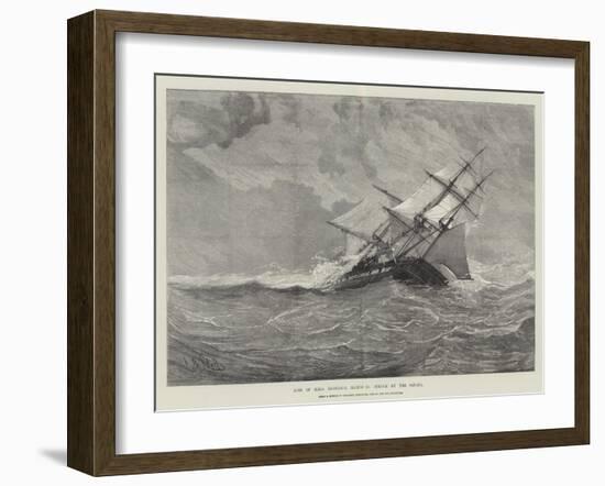 Loss of HMS Eurydice, 24 March, Struck by the Squall-null-Framed Giclee Print