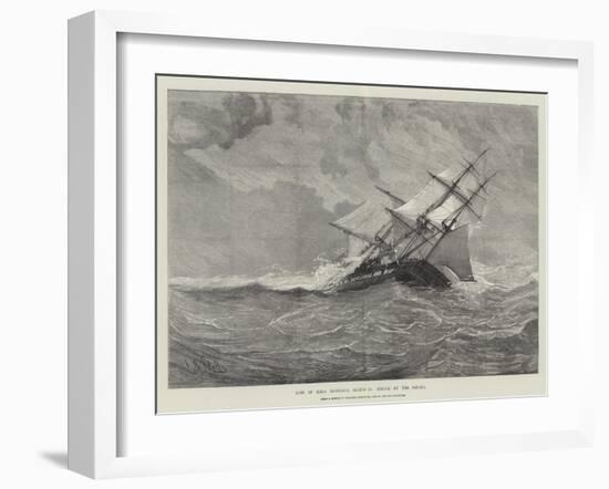 Loss of HMS Eurydice, 24 March, Struck by the Squall-null-Framed Giclee Print