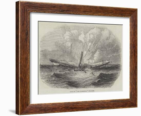 Loss of The Elberfeld Steamer-null-Framed Giclee Print