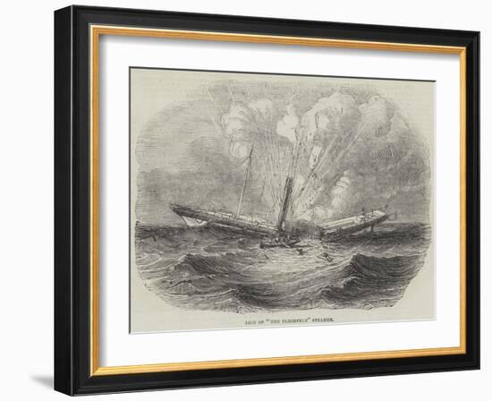 Loss of The Elberfeld Steamer-null-Framed Giclee Print