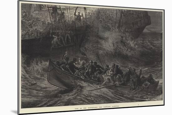 Loss of the Northfleet, the Captain's Farewell-Arthur Hopkins-Mounted Giclee Print