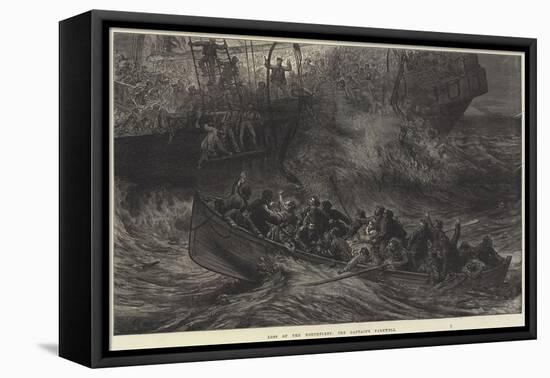 Loss of the Northfleet, the Captain's Farewell-Arthur Hopkins-Framed Premier Image Canvas