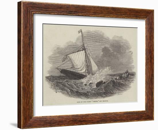 Loss of the Yacht Vectis, Off Bognor-null-Framed Giclee Print