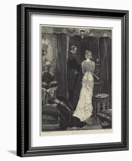 Lost and Won-Richard Caton Woodville II-Framed Giclee Print