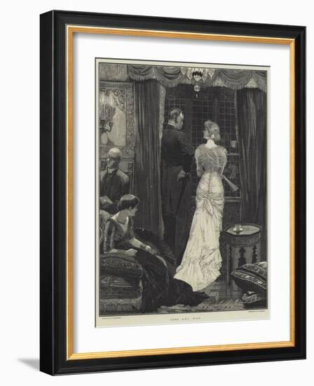 Lost and Won-Richard Caton Woodville II-Framed Giclee Print