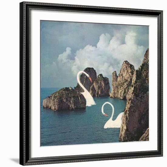 Lost but not Worried-Danielle Kroll-Framed Giclee Print