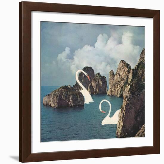 Lost but not Worried-Danielle Kroll-Framed Giclee Print