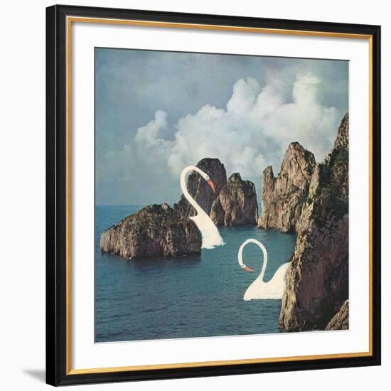 Lost but not Worried-Danielle Kroll-Framed Giclee Print