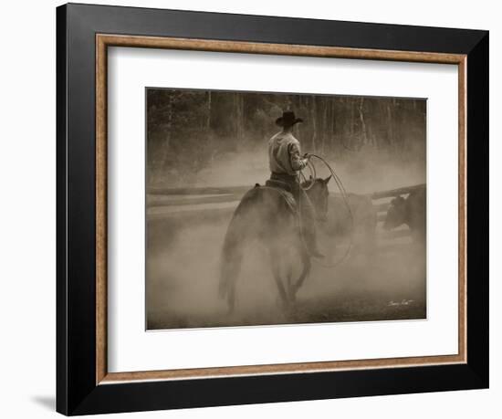 Lost Canyon Cowboy #2-Barry Hart-Framed Art Print