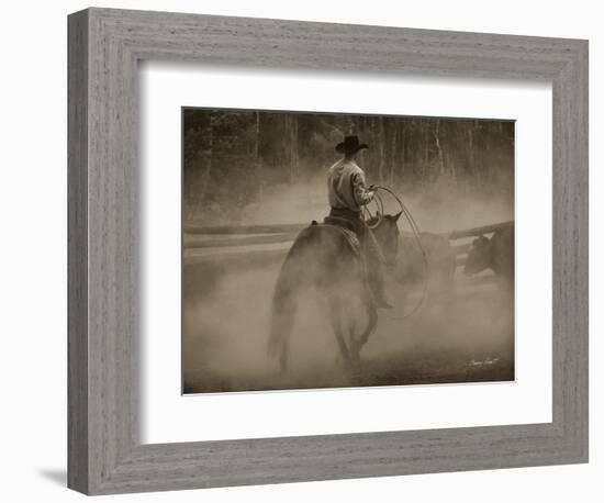 Lost Canyon Cowboy #2-Barry Hart-Framed Art Print